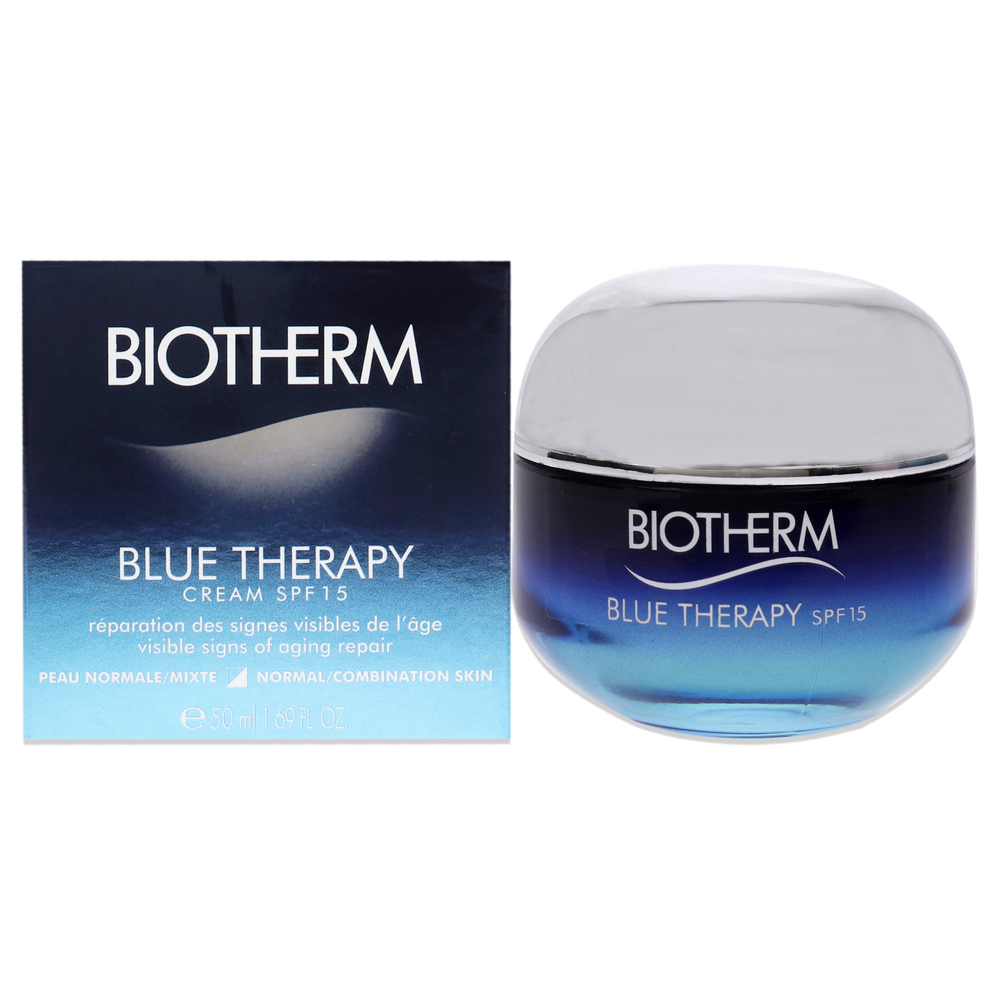 Blue Therapy Cream SPF 15 by Biotherm for Unisex 1.69 oz Cream